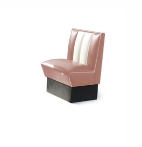 Classic Retro Diner Bank Bel Air HW70 Roze