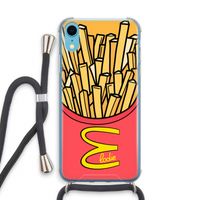 McElodie: iPhone XR Transparant Hoesje met koord