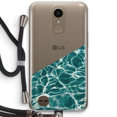 Weerkaatsing water: LG K10 (2017) Transparant Hoesje met koord