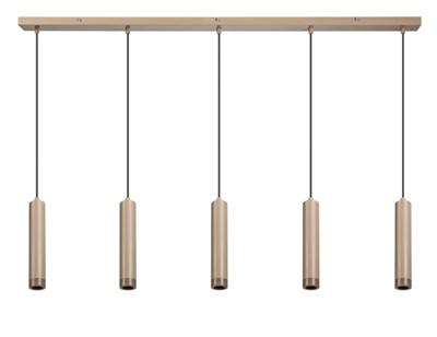 ETH Zandkleurige hanglampMiller Sand 5-lichts - 05-HL4363-59