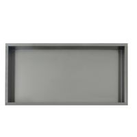 Inbouwnis Sanilux Napo Wand 30x60x7 cm Gunmetal - thumbnail