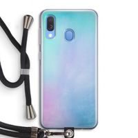mist pastel: Samsung Galaxy A40 Transparant Hoesje met koord