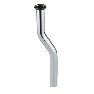 GROHE urinoir spoelpijp 20cm met sprong 3cm O 18mm met O ring chroom 37038000