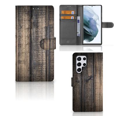Samsung Galaxy S22 Ultra | Book Style Case | Steigerhout