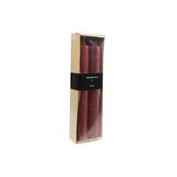 Dinerkaars Vela diameter4x25 cm 2 st. - Rood - Decostar
