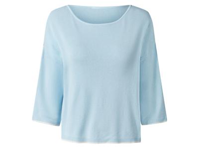 esmara Gebreide dames trui (Blauw, L (44/46))