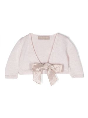 La Stupenderia cardigan à col v - Tons neutres