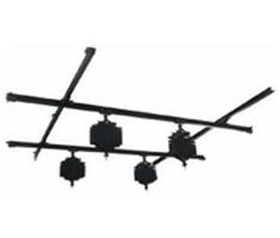 Bresser railsysteem uitbreidingsset naar 3x6 m (2 x rails, 4 x plafondbevestiging en 8 x schroef)
