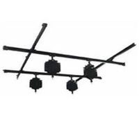 Bresser railsysteem uitbreidingsset naar 3x6 m (2 x rails, 4 x plafondbevestiging en 8 x schroef)