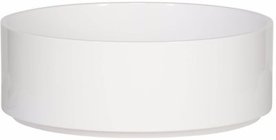 Ben Sista ronde waskom Ø37x13cm mineraalmarmer glanzend wit