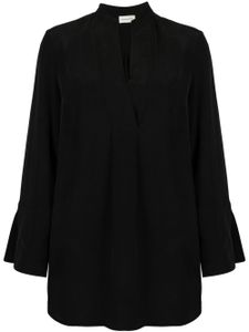 By Malene Birger blouse Flaiy en soie - Noir