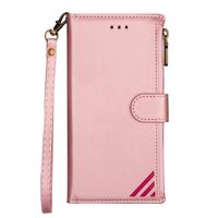 iPhone 12 Mini hoesje - Bookcase - Patroon - Pasjeshouder - Portemonnee - Kunstleer - Roze
