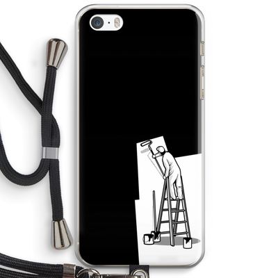 Musketon Painter: iPhone 5 / 5S / SE Transparant Hoesje met koord