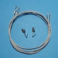 Ophangset - 2 stuks staaldraad 1.5mm