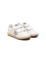 Golden Goose Kids baskets Ball Star à fermeture scratch - Blanc