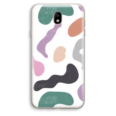Memphis Shapes: Samsung Galaxy J7 (2017) Transparant Hoesje