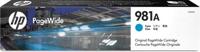 HP 981A originele cyaan PageWide cartridge