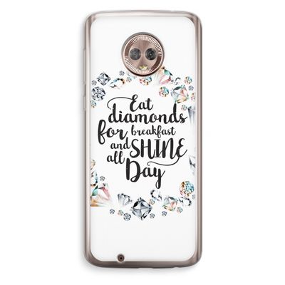 Diamonds: Motorola Moto G6 Transparant Hoesje