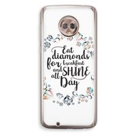Diamonds: Motorola Moto G6 Transparant Hoesje
