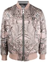 Philipp Plein veste bomber à imprimé cachemire - Noir - thumbnail