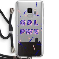 GRL PWR: Samsung Galaxy S9 Transparant Hoesje met koord