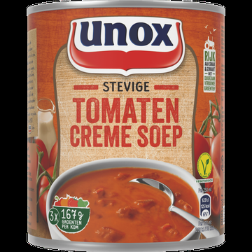 Unox Soep In Blik Stevige Tomaten Creme 800 ml bij Jumbo