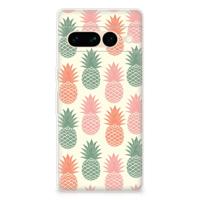 Google Pixel 7 Pro | Siliconen Case | Ananas
