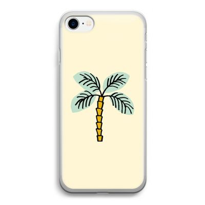 Palmboom: iPhone SE 2020 Transparant Hoesje