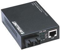 Intellinet 506502 netwerk media converter 100 Mbit/s 1310 nm Multimode Zwart - thumbnail