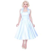 Duchess Satin Dress Pale Blue-36 (NL) / 10 (UK) | 47% korting