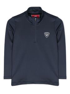 Rossignol Kids sweat en polaire à col zippé - Bleu