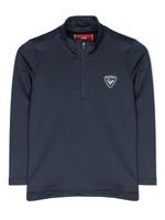 Rossignol Kids sweat zippé à logo imprimé - Bleu