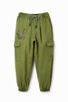 Cargobroek met zakken - GREEN - 13/14