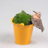 Season Inspired Decoration Pothanger vogel grutto