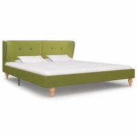 vidaXL Bedframe stof groen 150x200 cm - thumbnail
