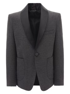 Moustache blazer à simple boutonnage - Gris