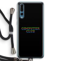 Retro: Huawei P20 Pro Transparant Hoesje met koord