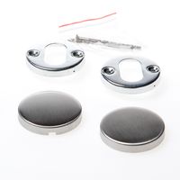 Afdekrozet rvs rond ital - thumbnail