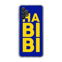 Habibi Blue: Samsung Galaxy A32 5G Transparant Hoesje