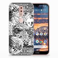 Silicone Back Case Nokia 4.2 Skulls Angel