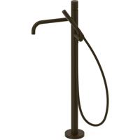 Vrijstaande badkraan Tres Study Exclusive | Hoogte uitloop 67.4 cm | Draaibare uitloop | Mengkraan | Rond | Zwart brons