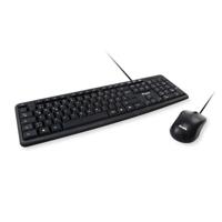 Equip 245200 wired keyboard and mouse combo germany layout, usb, qwertz, 105 key, 1000 dpi, black