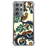 Anti Shock Case Samsung Galaxy S21 Ultra Barok Flower