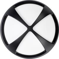 LED Plafondlamp Badkamer - Waterdicht IP54 - 4W Natuurlijk Wit - Mat Zwart