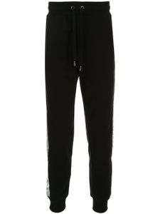 Dolce & Gabbana pantalon de jogging à bandes contrastantes - Noir