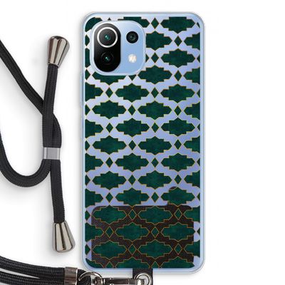 Moroccan tiles: Xiaomi Mi 11 Lite Transparant Hoesje met koord