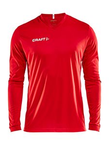 Craft 1906884 Squad Solid Jersey LS M - Bright Red - XS