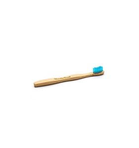 Tandenborstel bamboe kids blauw brush soft