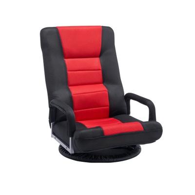 VEVOR Vloerstoel Vloerfauteuil Vloerbank met armleuning 360° draaibaar Grijs Gaming