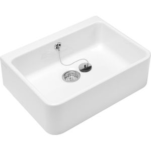 Villeroy & Boch O&apos;novo gootsteen met overloop 60x50x20cm wit 63220001